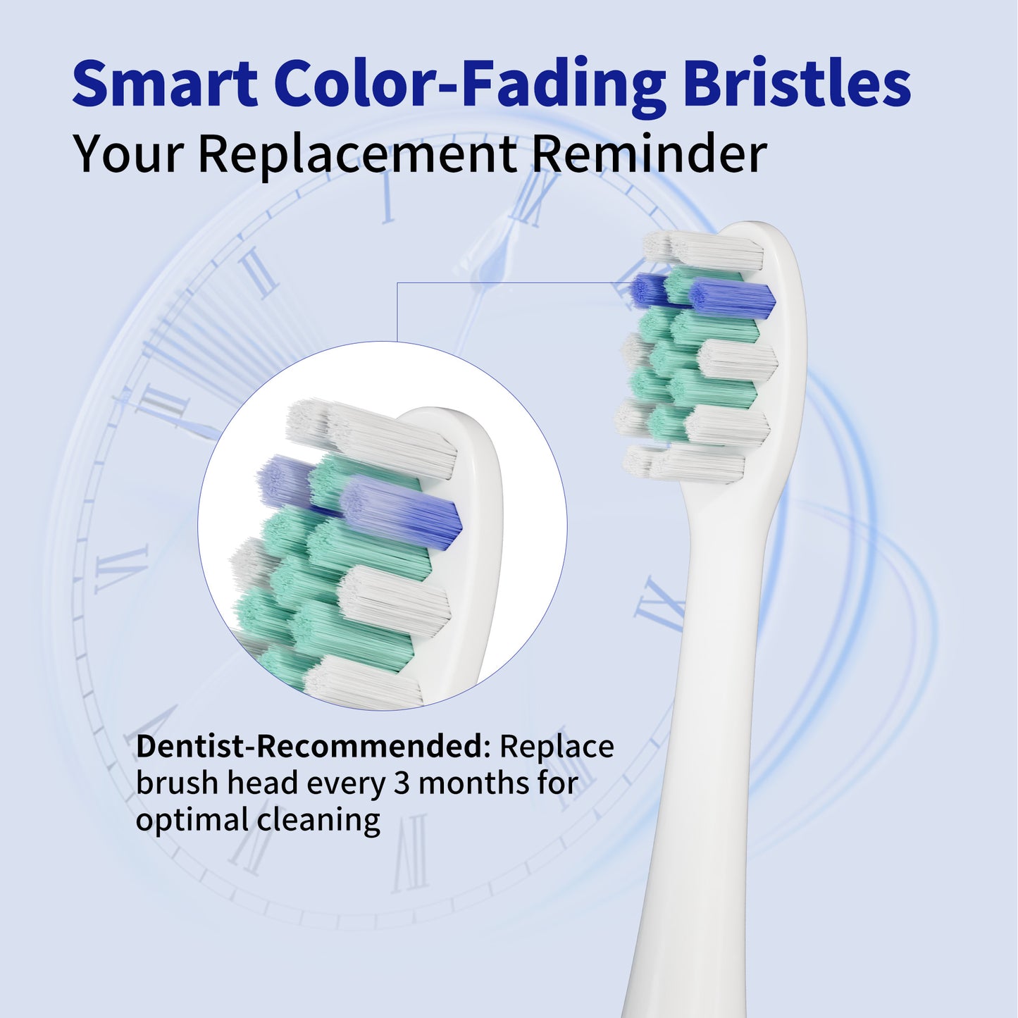 Perect® Replacement Toothbrush Heads 6-Pack for Philips Sonicare