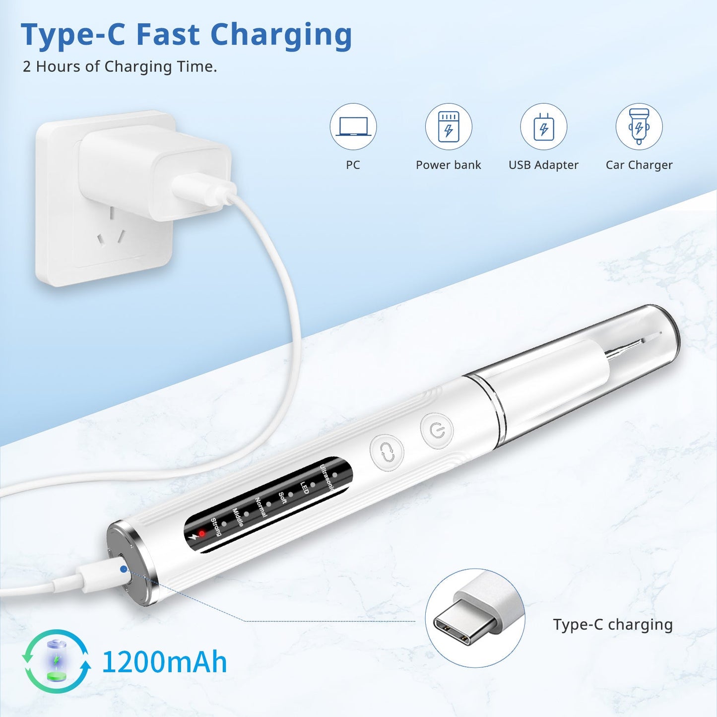 Household Charging Ultrasonic Teeth Cleaner - My Store