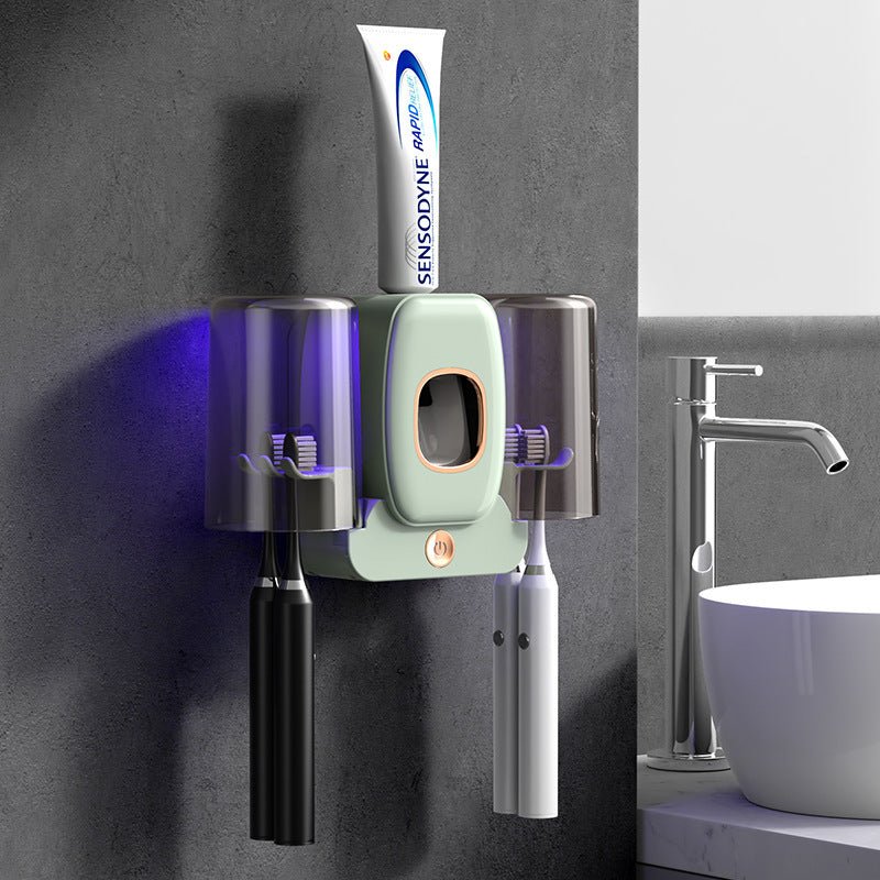 Toothpaste dispenser Smart Sterilizing Toothbrush Holder - My Store